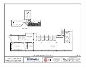 500 College Rd E, Princeton, NJ à louer Plan d’étage– Image 1 sur 1