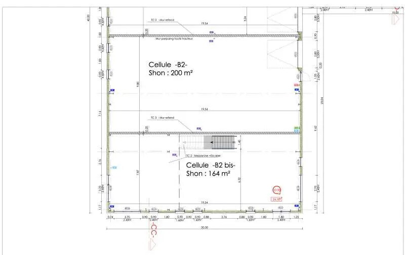 Local d’activités dans Cormelles-le-Royal à louer - Plan d’étage – Image 2 sur 3