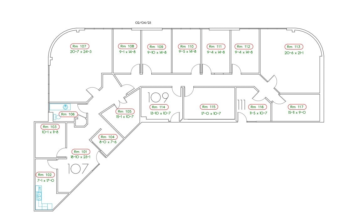 1845 Precinct Line Rd, Hurst, TX à louer Plan d’étage– Image 1 sur 1