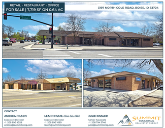 Plus de détails pour 3173-3197 N Cole Rd, Boise, ID - Local commercial à vendre