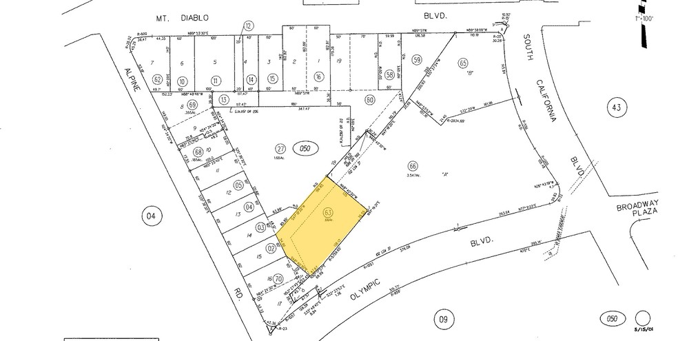 1870 Olympic Blvd, Walnut Creek, CA à louer - Plan cadastral – Image 2 sur 5
