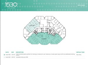 1530 Wilson Blvd, Arlington, VA à louer Plan d’étage– Image 1 sur 1
