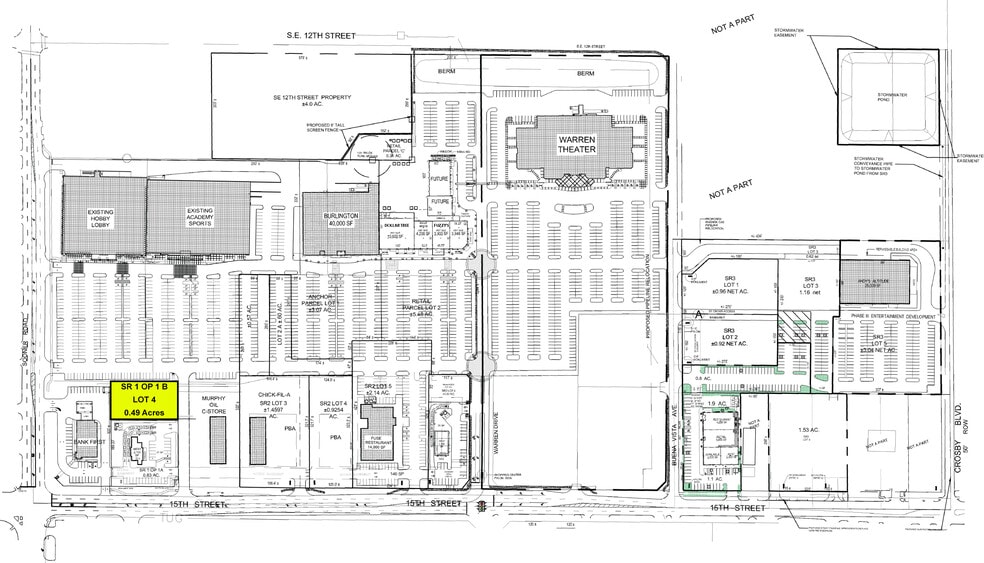 SE 15th St & S Sooner Rd, Oklahoma City, OK à louer - Plan cadastral – Image 2 sur 2