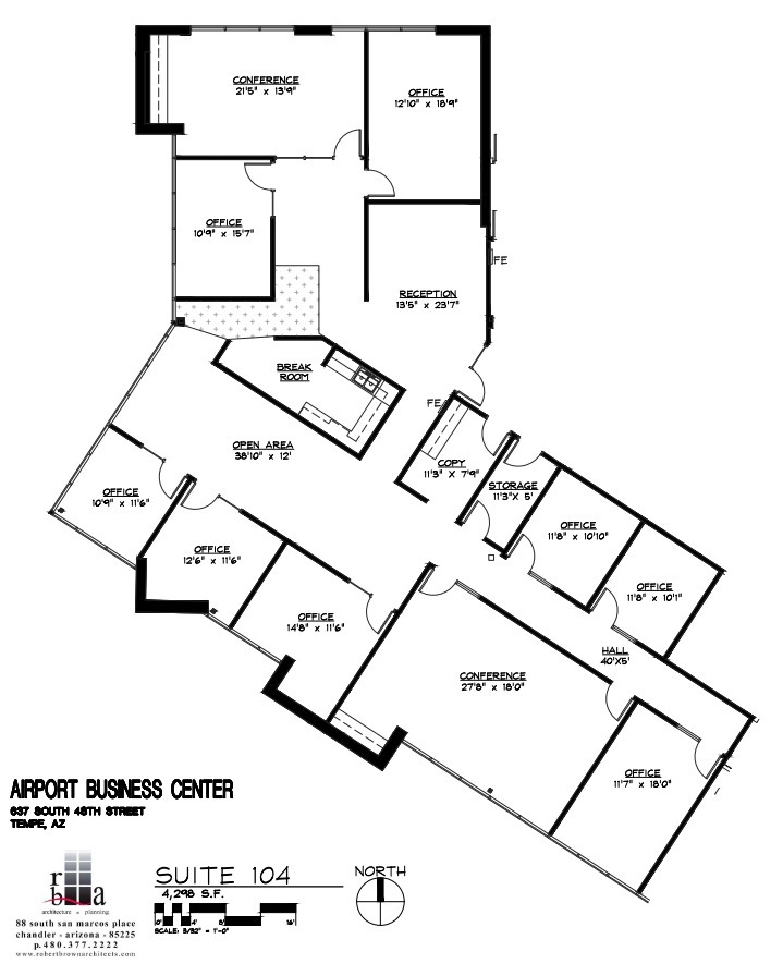 637 S 48th St, Tempe, AZ à louer Plan d’étage– Image 1 sur 1