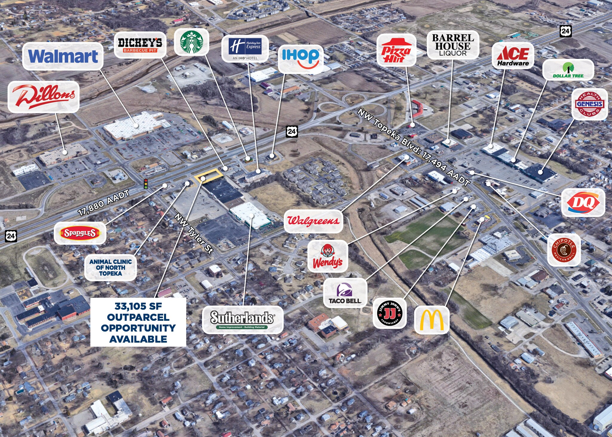 2240 NW Tyler St, Topeka, KS à louer Photo principale– Image 1 sur 2