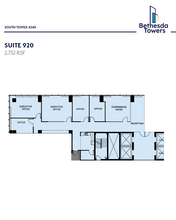 4340 East-West Hwy, Bethesda, MD à louer Plan d’étage– Image 1 sur 1
