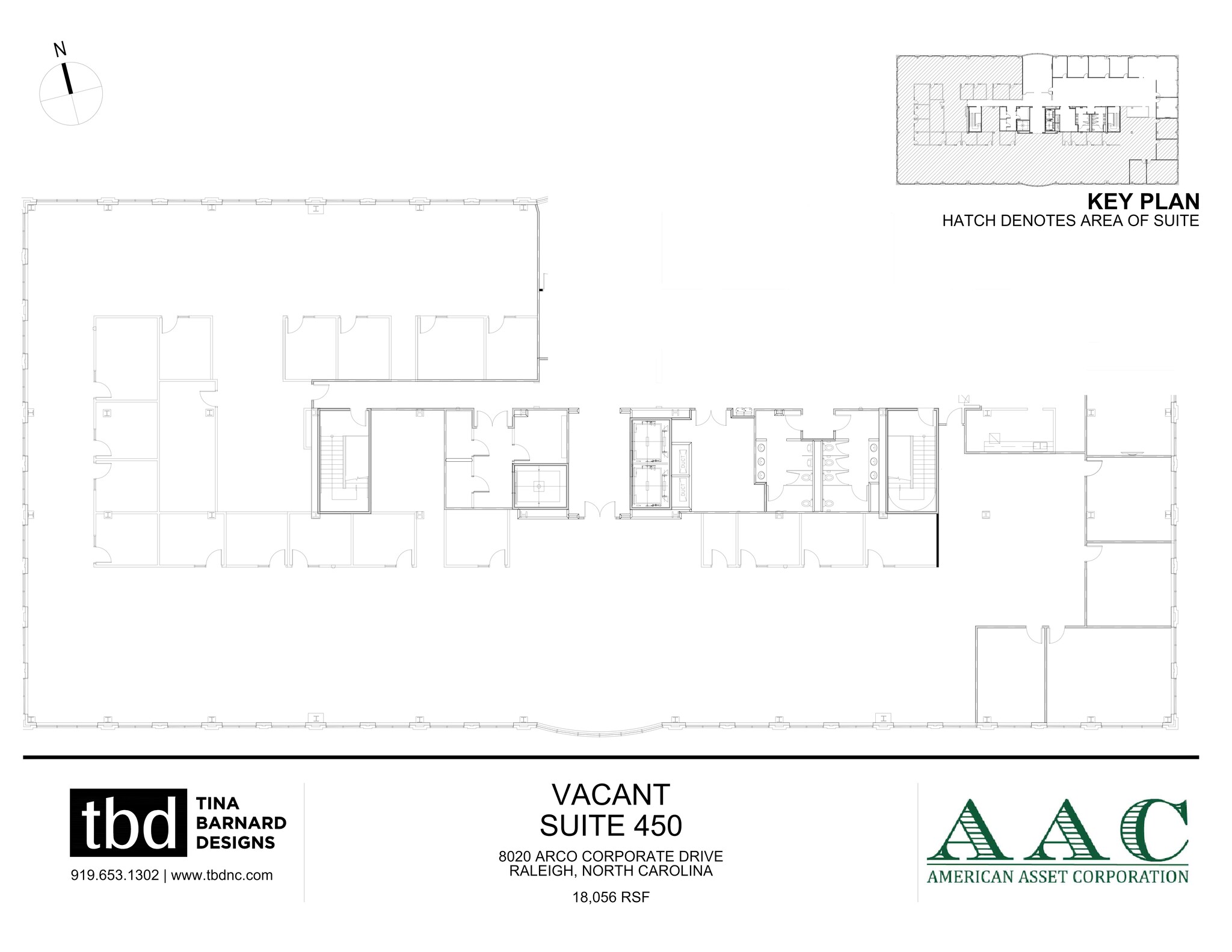 8080 Arco Corporate Dr, Raleigh, NC à louer Plan de site– Image 1 sur 1