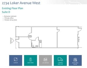 2720 Loker Ave W, Carlsbad, CA à louer Plan d’étage– Image 1 sur 1