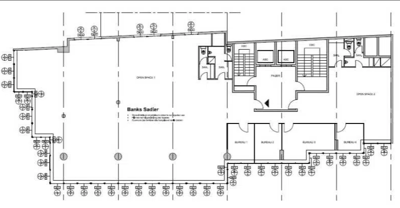 22 Rue Du President Wilson, Levallois-Perret à louer Plan d’étage type– Image 1 sur 1