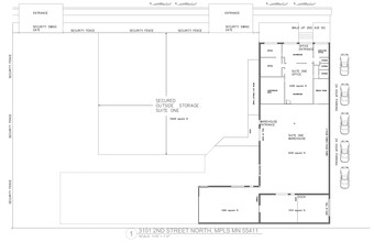 3101 N 2nd St, Minneapolis, MN à louer Plan de site– Image 1 sur 7