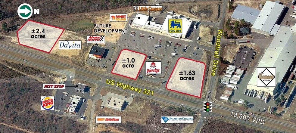 Hwy 321, Gaston, SC à vendre - Photo principale – Image 1 sur 8