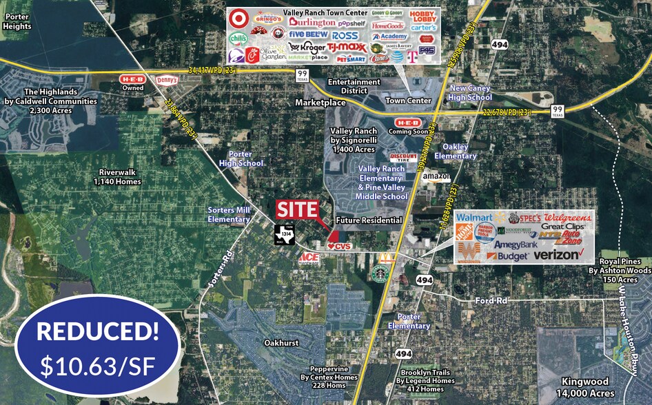 0 Valley Ranch Pkwy Pkwy, Porter, TX à vendre - Photo de l’immeuble – Image 1 sur 4