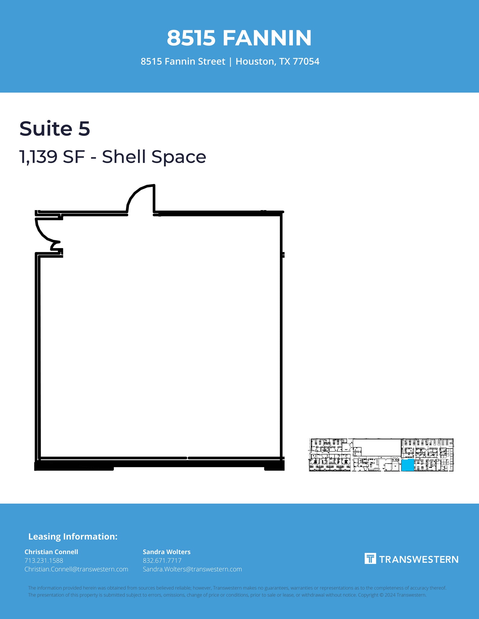 8515 Fannin St, Houston, TX à louer Photo de l’immeuble– Image 1 sur 2