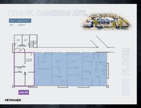 1710 W Cameron Ave, West Covina, CA à louer Plan d’étage– Image 1 sur 2