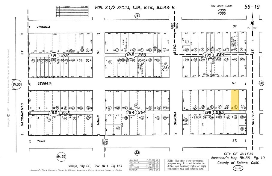 539-543 Georgia St, Vallejo, CA à louer - Plan cadastral – Image 2 sur 39