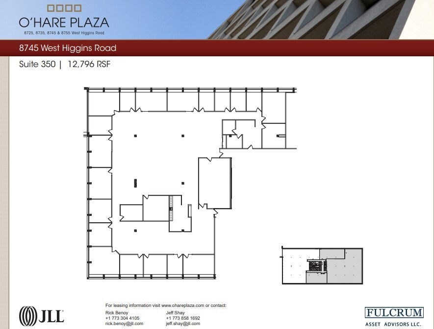 8745 W Higgins Rd, Chicago, IL à vendre Plan d’étage– Image 1 sur 1