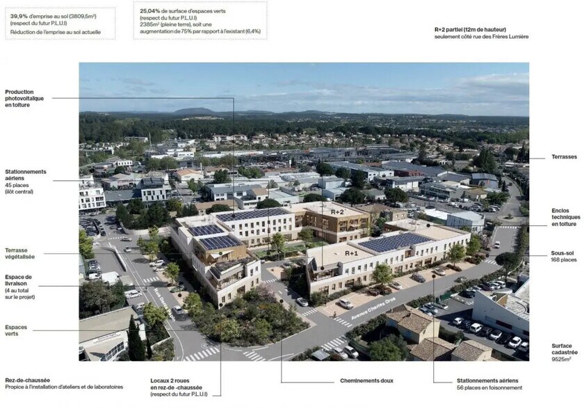 Local d’activités dans Jacou à louer - Aérien – Image 3 sur 4