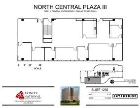 12801 N Central Expy, Dallas, TX à louer Plan d’étage– Image 2 sur 2