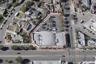 2189-2191 N Lakewood Blvd, Long Beach, CA - VUE AÉRIENNE  vue de carte