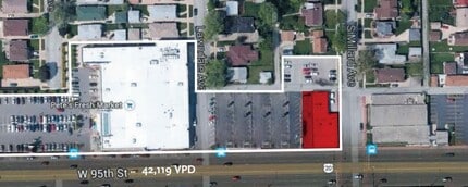 3632 W 95th St, Evergreen Park, IL à louer Aérien– Image 2 sur 3