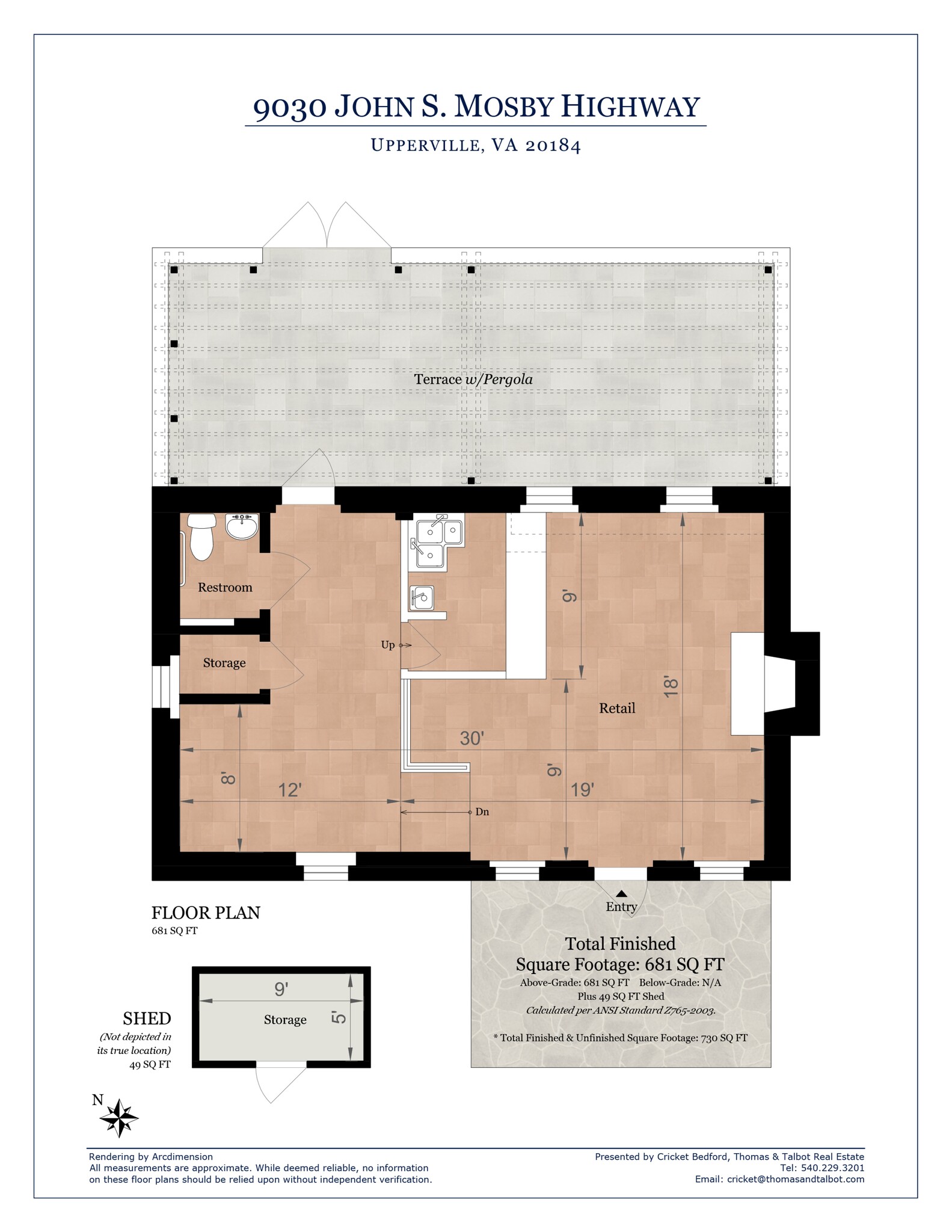 9030 John S Mosby Hwy, Upperville, VA à louer Plan de site– Image 1 sur 1