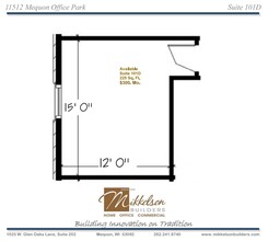 11512 N Port Washington Rd, Mequon, WI à louer Plan d’étage– Image 1 sur 1