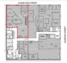 333 Hudson St, New York, NY à louer Plan d’étage– Image 1 sur 11