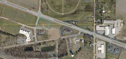 103 Progress, Bellevue, OH - Vue aérienne  vue de carte