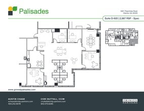 5901 Peachtree Dunwoody Rd NE, Atlanta, GA à louer Plan de site– Image 1 sur 1