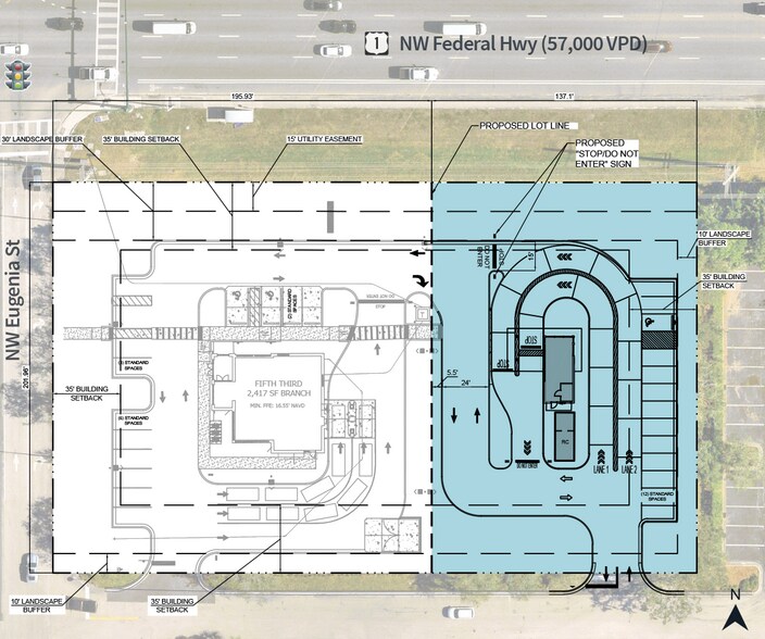4110 NW Federal Hwy, Jensen Beach, FL à louer - Plan de site – Image 2 sur 2