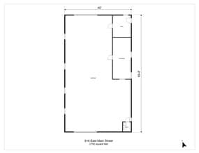 816 E Main St, Whitesboro, TX à vendre Plan d’étage– Image 1 sur 1