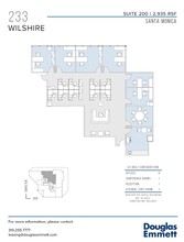 233 Wilshire Blvd, Santa Monica, CA à louer Plan d’étage– Image 1 sur 1