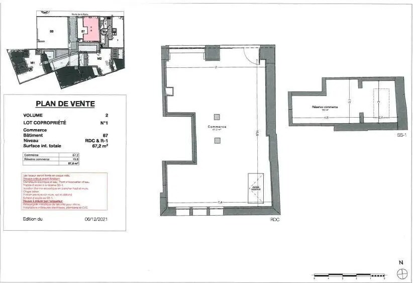 Local commercial dans Boulogne-Billancourt à louer - Plan d’étage – Image 2 sur 2