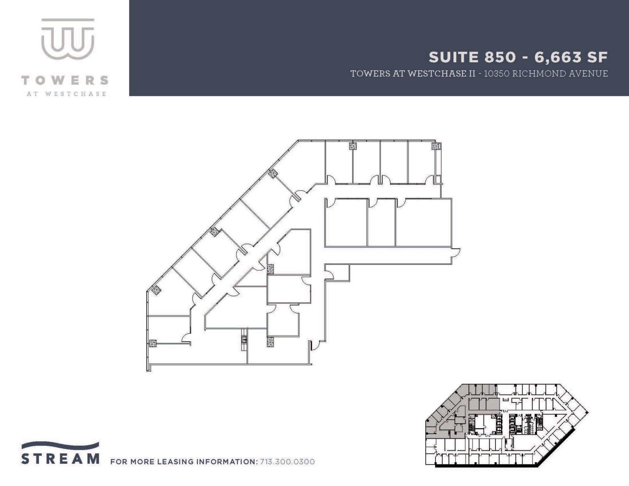 10350 Richmond Ave, Houston, TX à louer Plan d’étage– Image 1 sur 1