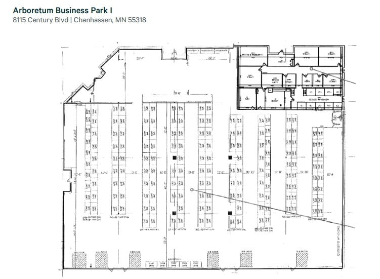8085-8185 Century Blvd, Chaska, MN à louer Plan d’étage– Image 1 sur 1
