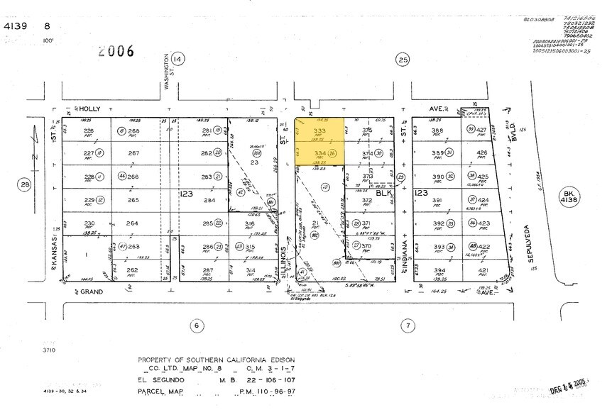 1720 E Holly Ave, El Segundo, CA à louer - Plan cadastral – Image 2 sur 9
