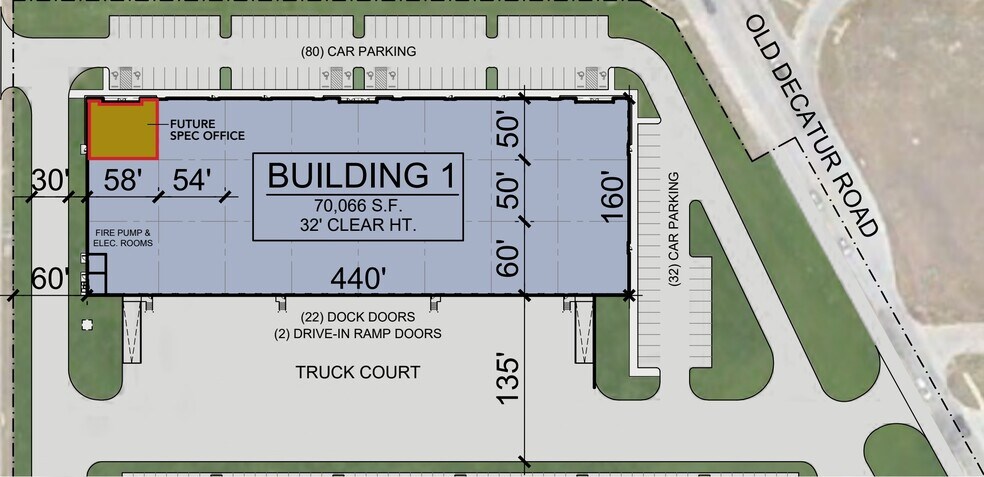 6001 Old Decatur Rd, Fort Worth, TX à louer - Plan de site – Image 2 sur 4
