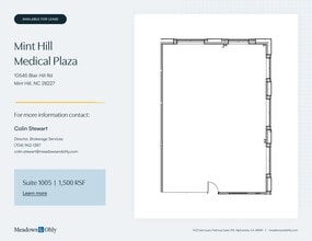 10545 Blair Rd, Charlotte, NC à louer Plan de site– Image 1 sur 1