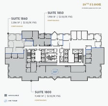 750 B St, San Diego, CA à louer Plan d’étage– Image 1 sur 1