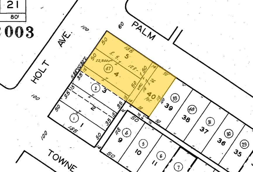 530 E Holt Ave, Pomona, CA à vendre - Plan cadastral – Image 2 sur 19