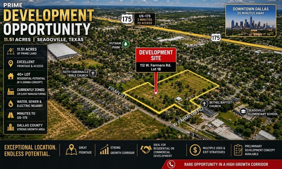 112 W Farmers Rd, Seagoville, TX à vendre - Photo de l’immeuble – Image 1 sur 7
