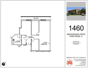 1460 Renaissance Dr, Park Ridge, IL à louer Plan d’étage– Image 1 sur 1