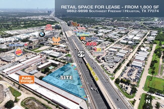 Plus de détails pour 9882-9898 S US 59 Hwy, Houston, TX - Local commercial à louer
