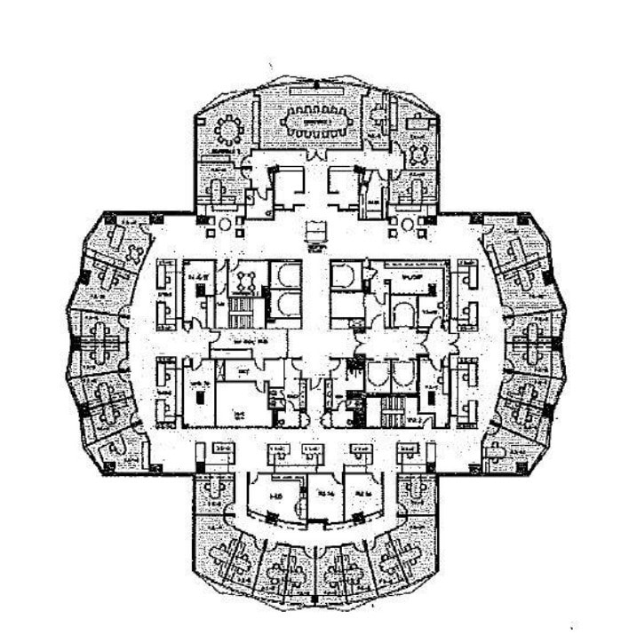 633 W 5th St, Los Angeles, CA à louer Plan d’étage– Image 1 sur 1