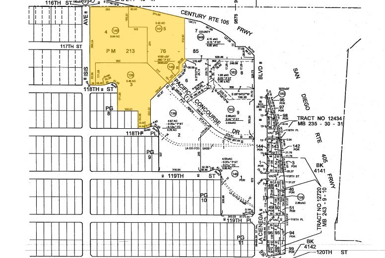 5230 Pacific Concourse Dr, Los Angeles, CA à louer - Plan cadastral – Image 2 sur 15