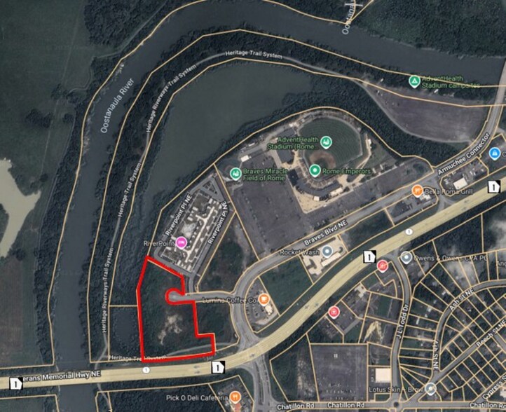 Braves Boulevard, Rome, GA à vendre - Aérien – Image 2 sur 5