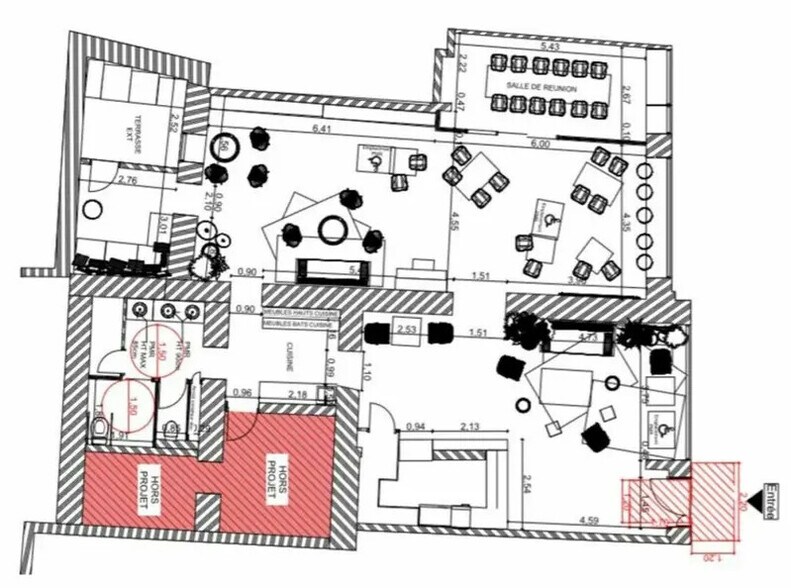 57-59 Rue Maréchal Joffre, Nantes à louer - Plan d’étage – Image 2 sur 6