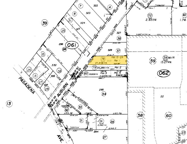 4612 Auburn Blvd, Sacramento, CA à louer - Plan cadastral – Image 3 sur 3