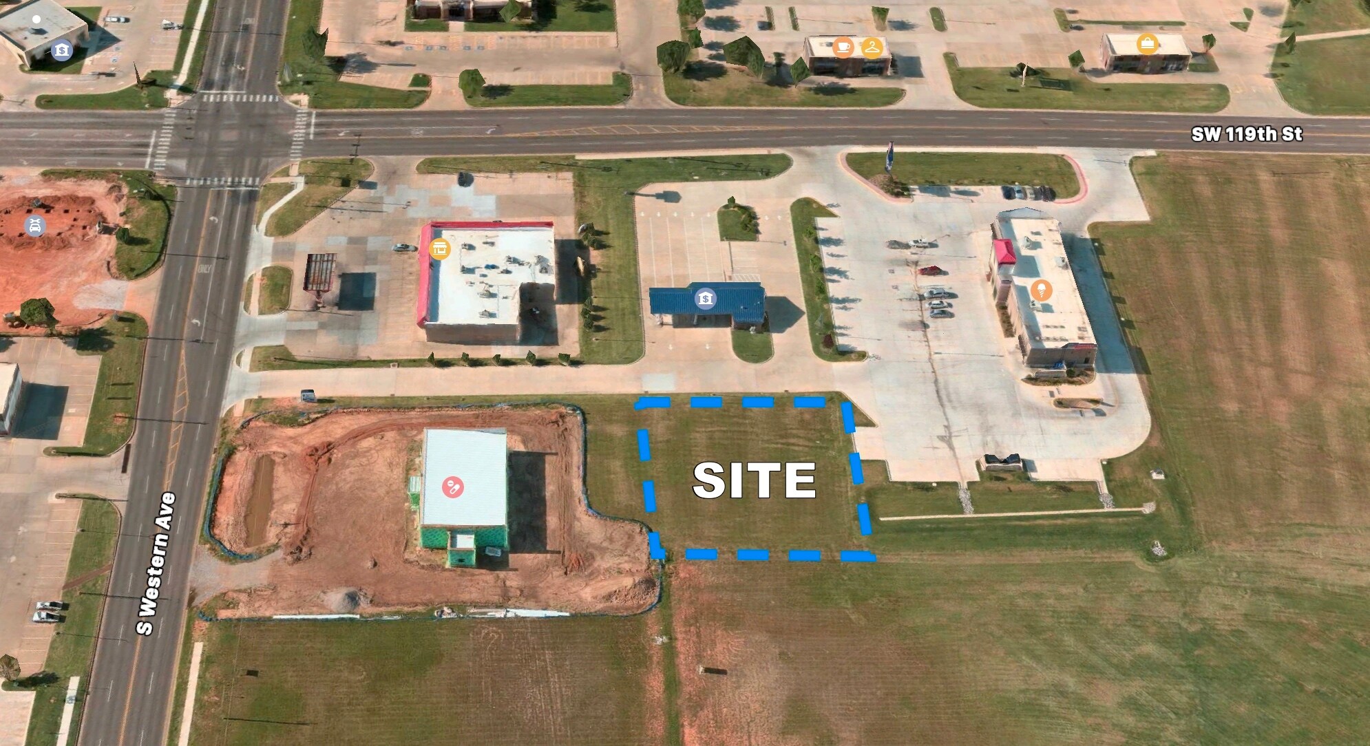 12020 blk S Western Ave, Oklahoma City, OK à vendre Aérien– Image 1 sur 2