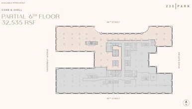 230 Park Ave, New York, NY à louer Plan d’étage– Image 1 sur 5